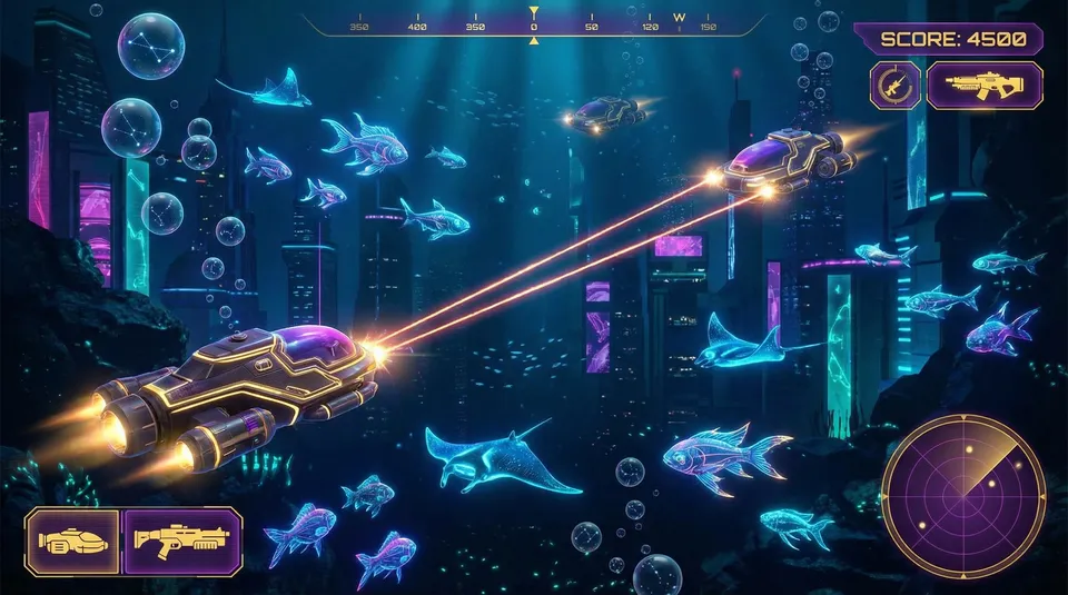 王者棋牌深海激光炮台 - 棋牌试玩